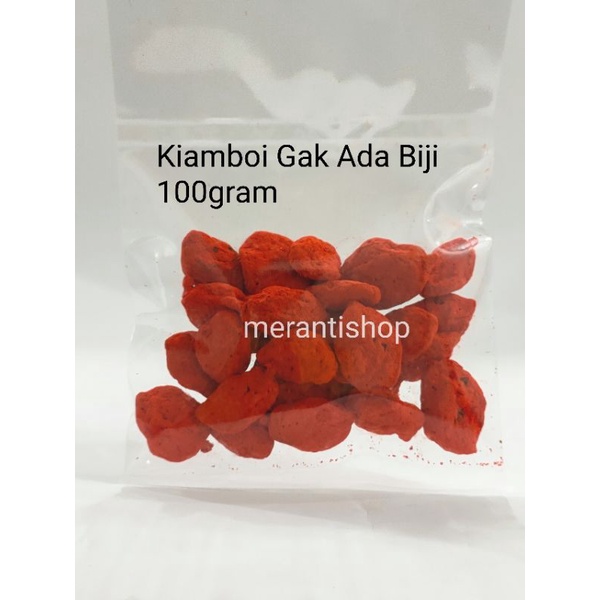 

Kiam Boy (Gak Ada Biji) / Manisan Kiam Boi 100gram / Kiamboi / Kiamboy / Asin Manis