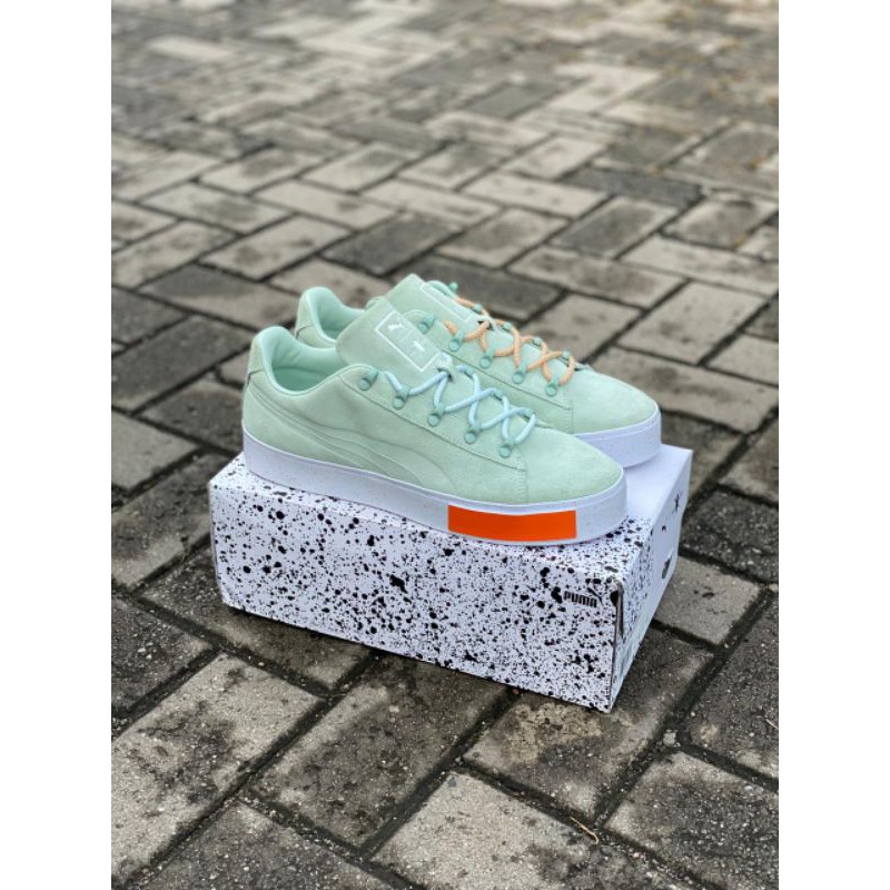 

PUMA X DAILY PAPER COURT PLATFORM SS GOSSAMER GREENSIZE