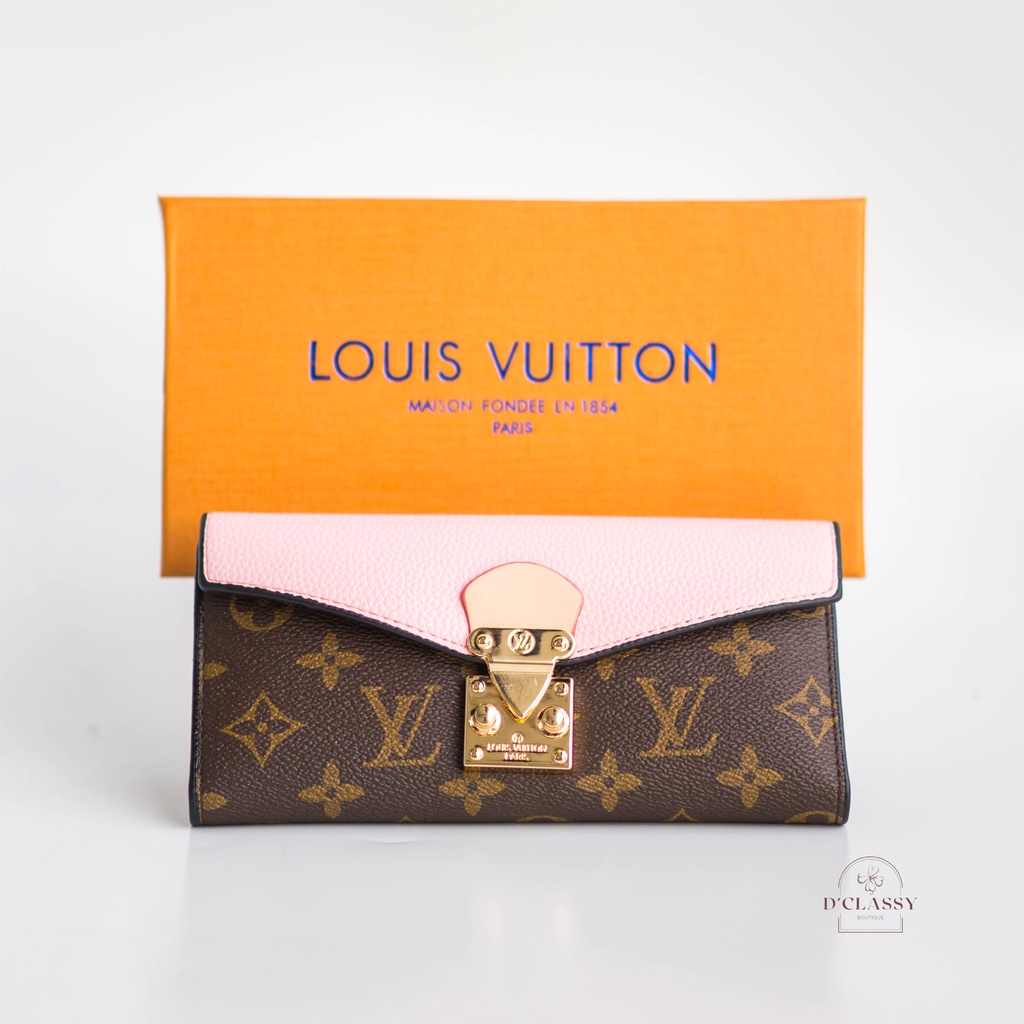 DOMPET WANITA LOUIS VUITTON PARIS LONG 2 IN 1 - LV-62006/1003#