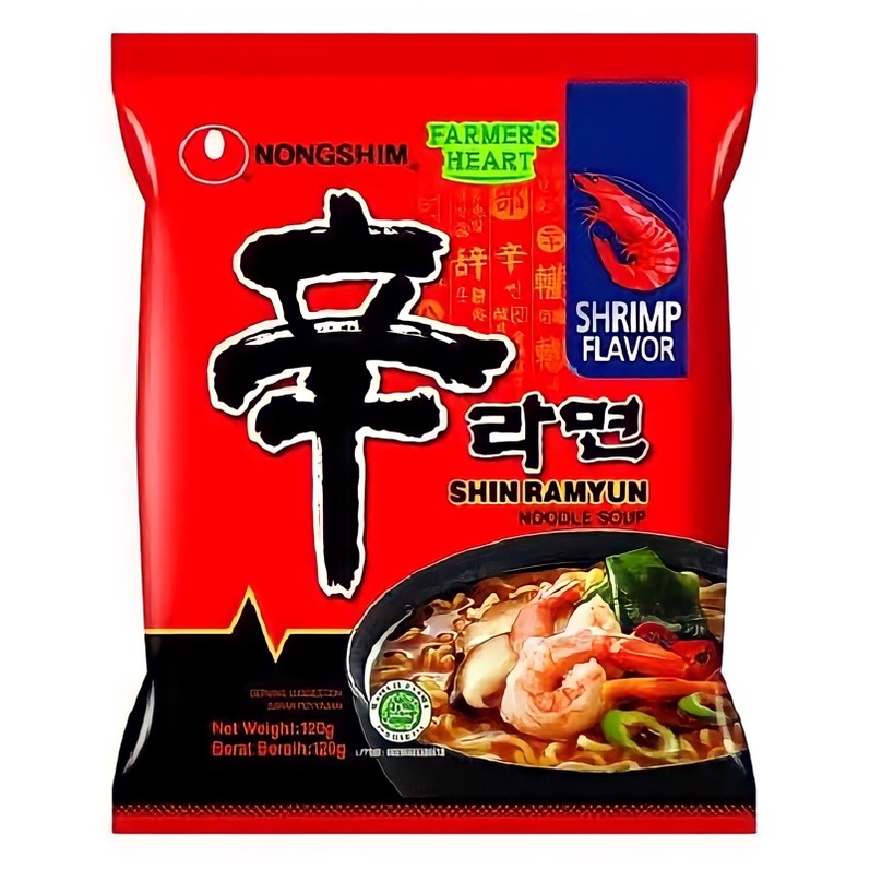 

Shin Ramyun Shrimp Flavor/Mie Ramyun Shrimp/Nongshim Shrimp Ramyun