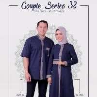  Sarimbit  Keluarga Elfa 145 Red mahogani Baju  muslim  