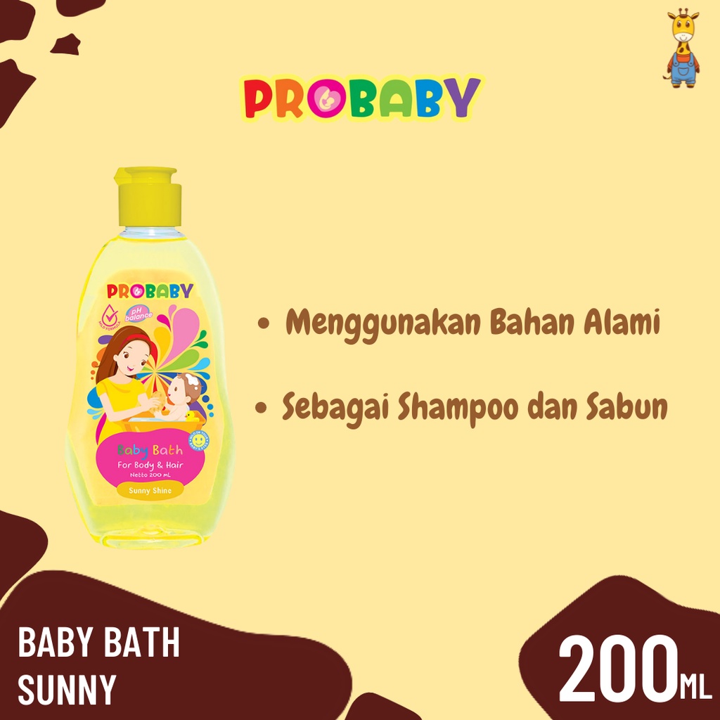 Probaby Bath Sunny Shine 200ml - Sabun Mandi Bayi