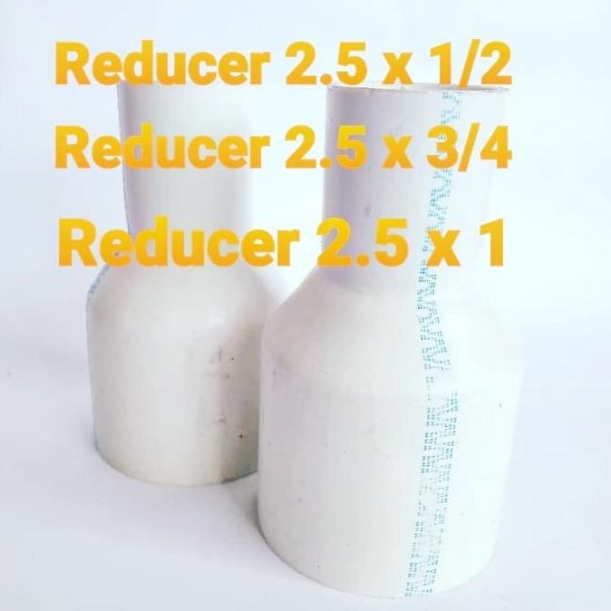 reducer 2 1/2" x 1/2" reducer 2.5 x 0.5 abhmt Kualitas Baik