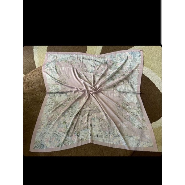 button scarf preloved SOLD