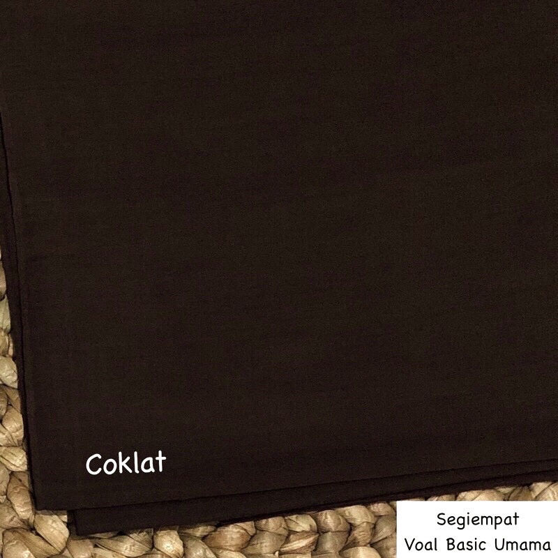 Hijab Basic Voal Umama Part 3-COKLAT PRAMUKA