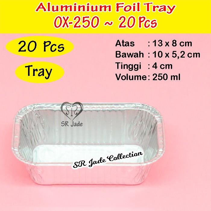 Foil | Aluminium Foil Tray Ox250 Aluminium Foil Cup Ox 250 Ox-250 Tutup Mika