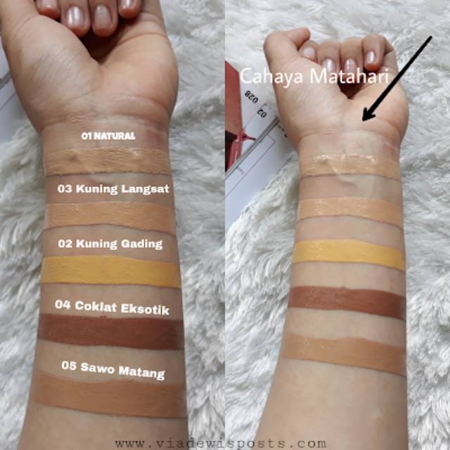 PURBASARI Alas Bedak / Foundation Daily Series