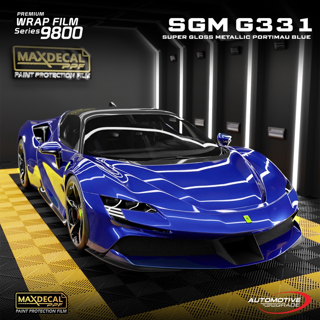 Maxdecal Premium Wrap Film 9800 - PORTIMAU BLUE