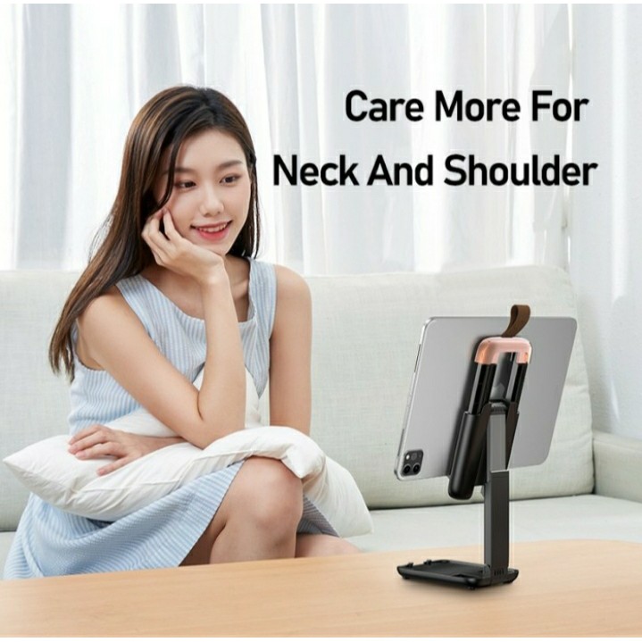 Phone Holder Folding Portable Desktop Tablet Stand Hitam