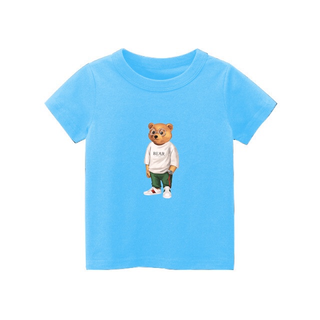 Kaos anak Stay Cool Bear kaos anak usia 1-8