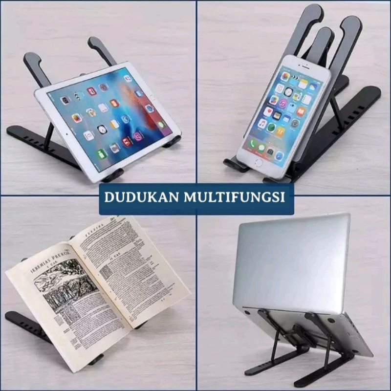 STAND LAPTOP PORTABLE P1 PRO UNIVERSAL LIPAT / LAPTOP STANDS FOLDABLE STAND HOLDER FOLDING MACBOOK IPAD NOTEBOOK