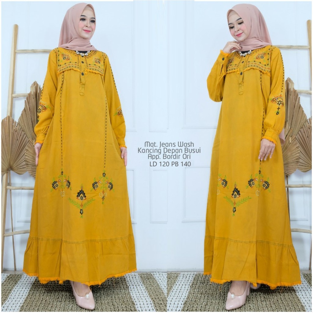 HOME DRESS JEANS JUMBO MAXI ORIGINAL KEKINIAN GBM