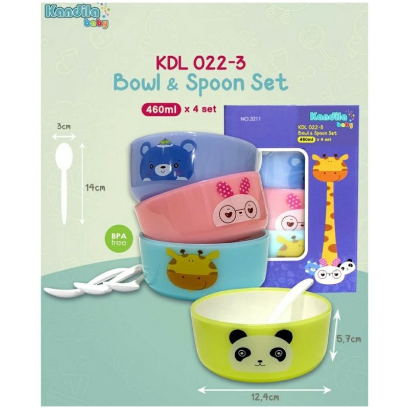 Kandila Baby Bowl &amp; Spoon Set