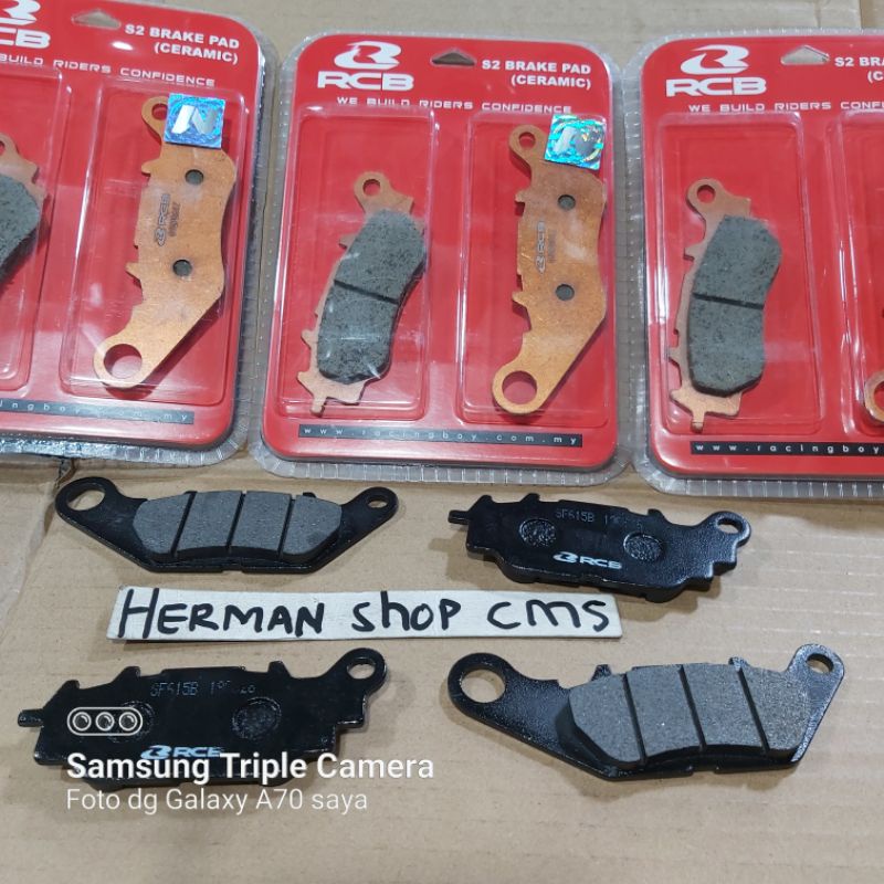Kampas Rem Rcb S3 kanan / Kampas Rem S3 RCB Kiri / Kampas rem Rcb S3 Beat vario scoopi S3 / Kampas r