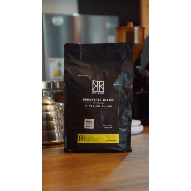 

Kopi Kane Khas Malang Breakfast blend 1000gr Coffee Beans 70% Robusta