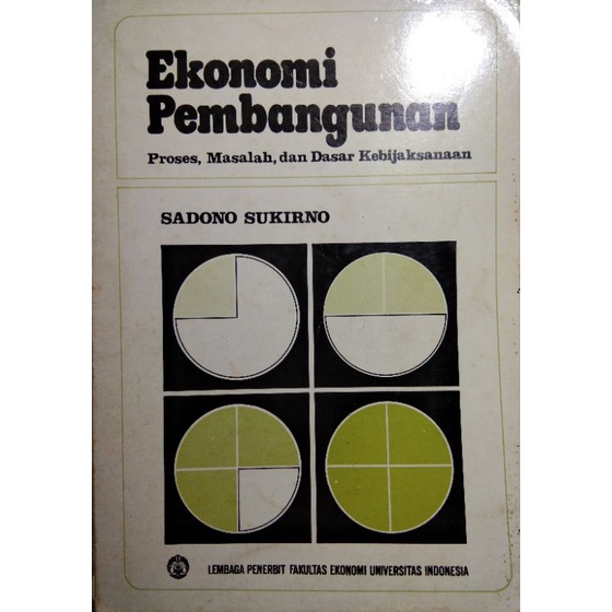 Buku EKONOMI PEMBANGUNAN (second hand bekas pakai) EKONOMI PEMBANGUNAN(390halaman).SadonoSukirno.