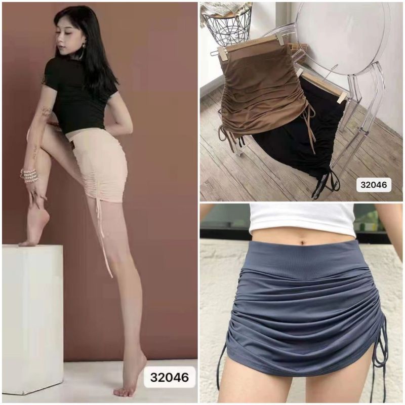 ROK MINI TALI SERUT Samping Kiri Kanan / Rok Mini Skirt Korean Style Ukuran Standar Jumbo Wanita Remaja Dewasa korea Fashion Terbaru