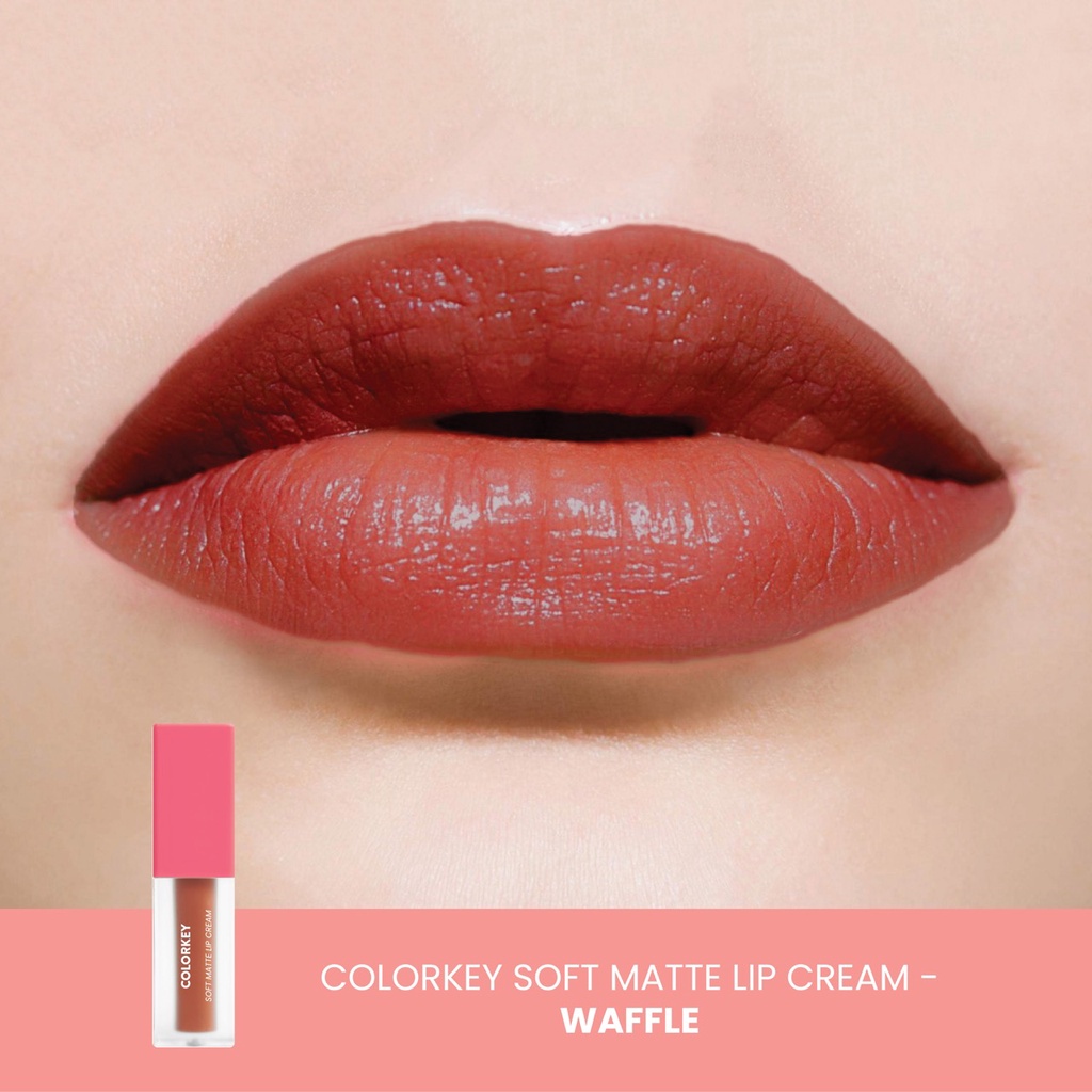 BPOM COLORKEY Soft Matte Lip Cream Lembut Tahan Lama Long Lasting Makeup Original