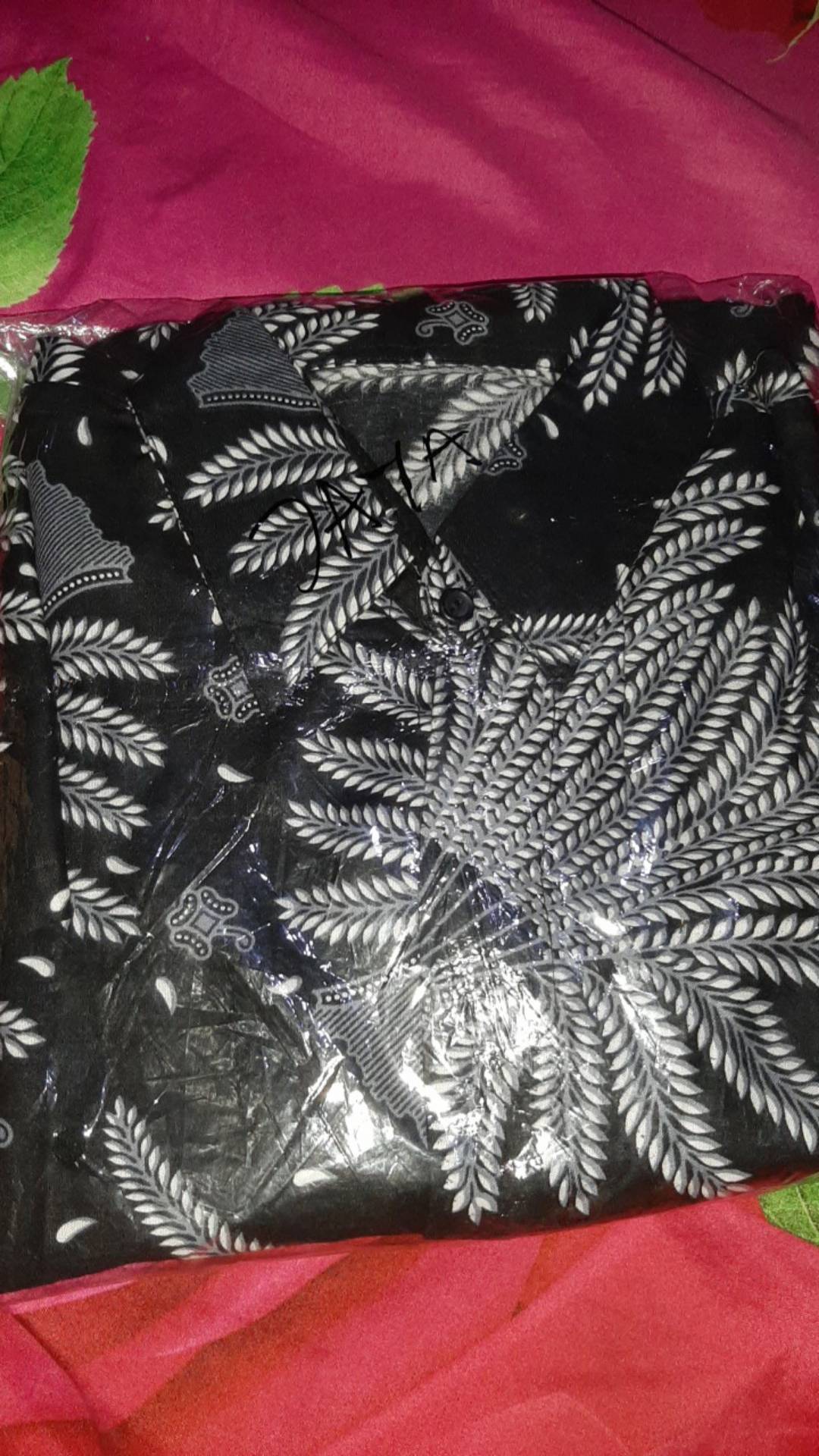 Zola_batik Batik Couple Brokat Tile Selendang Nuna Silver Azzura High Quality