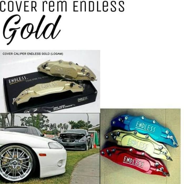 COVER REM ENDLESS GOLD / BRAKE CALIPER COVER ENDLESS