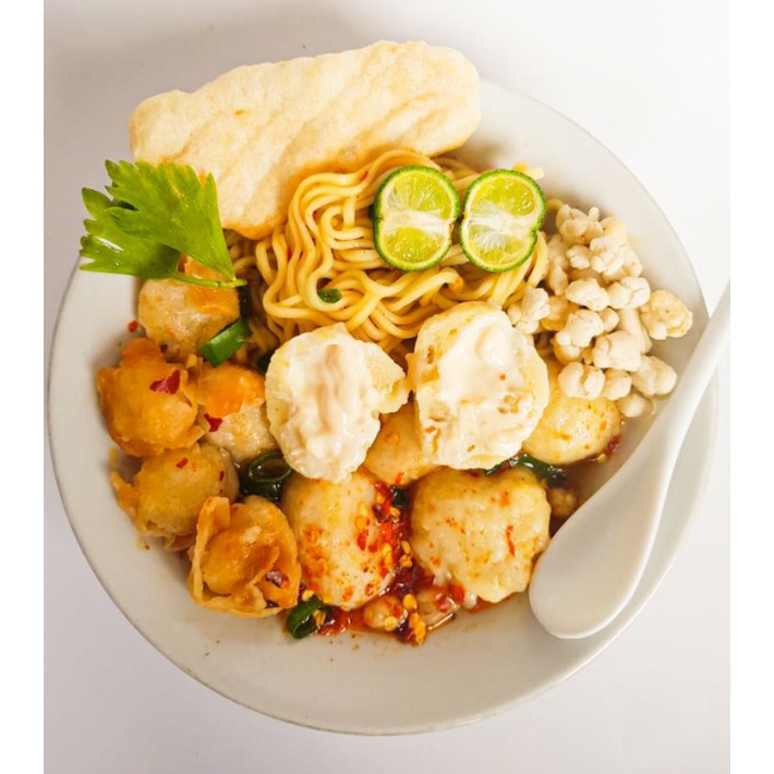 

Baso Ayam isi Keju Lumer