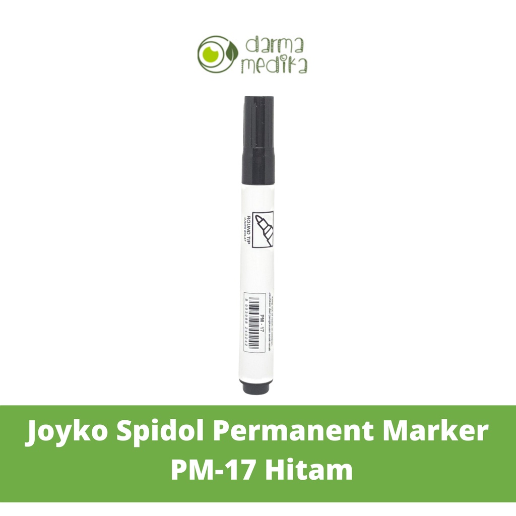 Joyko Spidol Permanent Marker PM-17 per pcs - Hitam