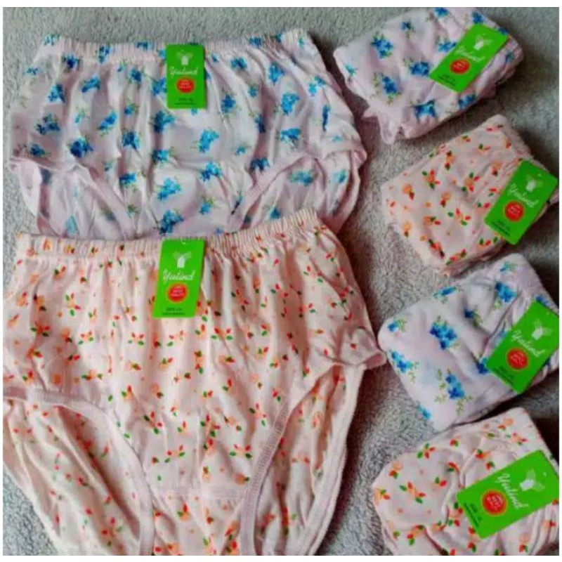 CD YUTIND Celana Dalam Yutind Sablon Murah CD Wanita Dewasa M L XL XXL