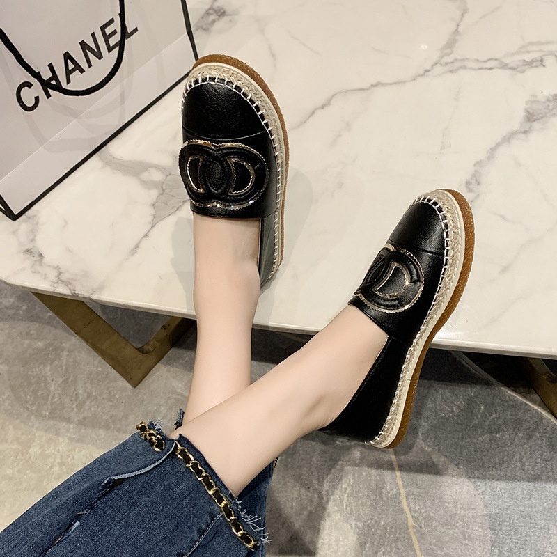 DDS10993 Sepatu flatshoes kerja wanita import sepatu slip on murah sepatu Chespa Espadrilles Slip On kekinian Cod Jakarta