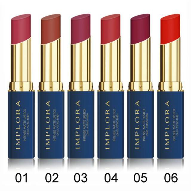 IMPLORA INTENSE MATTE LIPSTICK / LIPSTIK INTENSE IMPLORA ORIGINAL/ LIPSTIK PADAT IMPLORA