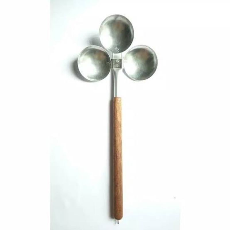 Cetakan bakwan ote ote anti lengket kepala 3 lubang