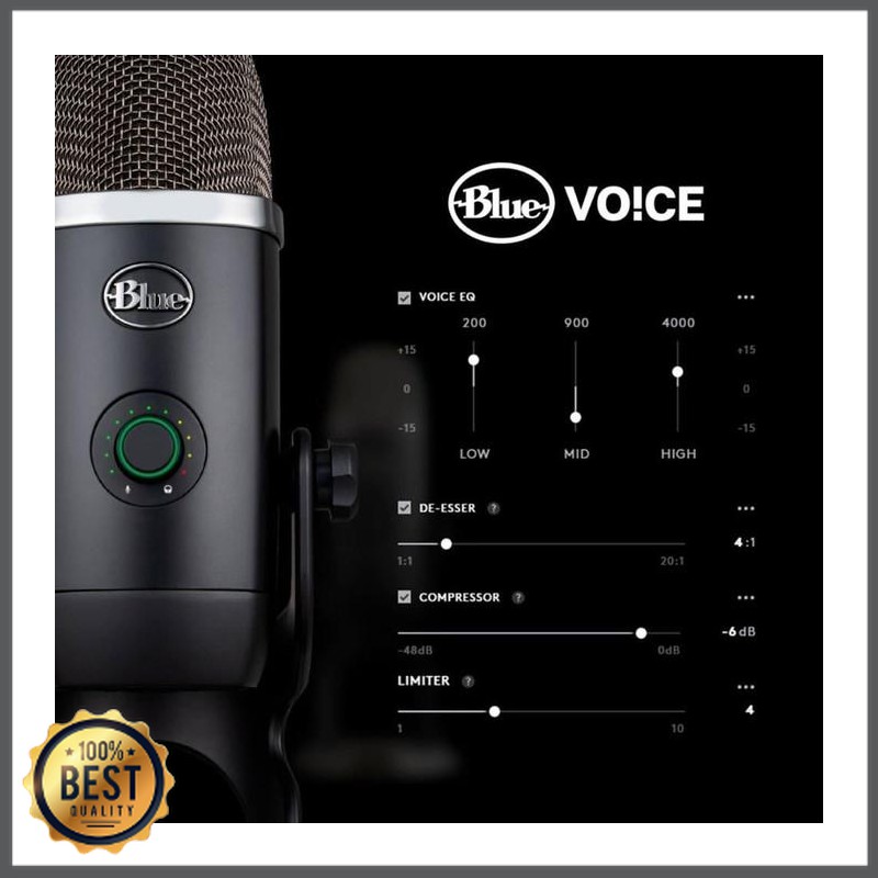 Mishad Shop -  Blue Yeti X Professional Condenser USB Microphone - Hitam GU-5117-1647