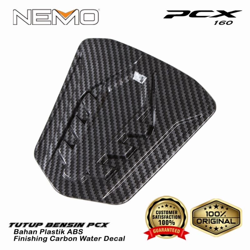 Tutup Bensin Carbon Honda PCX 160/ Cover tangki Pcx 160 Nemo