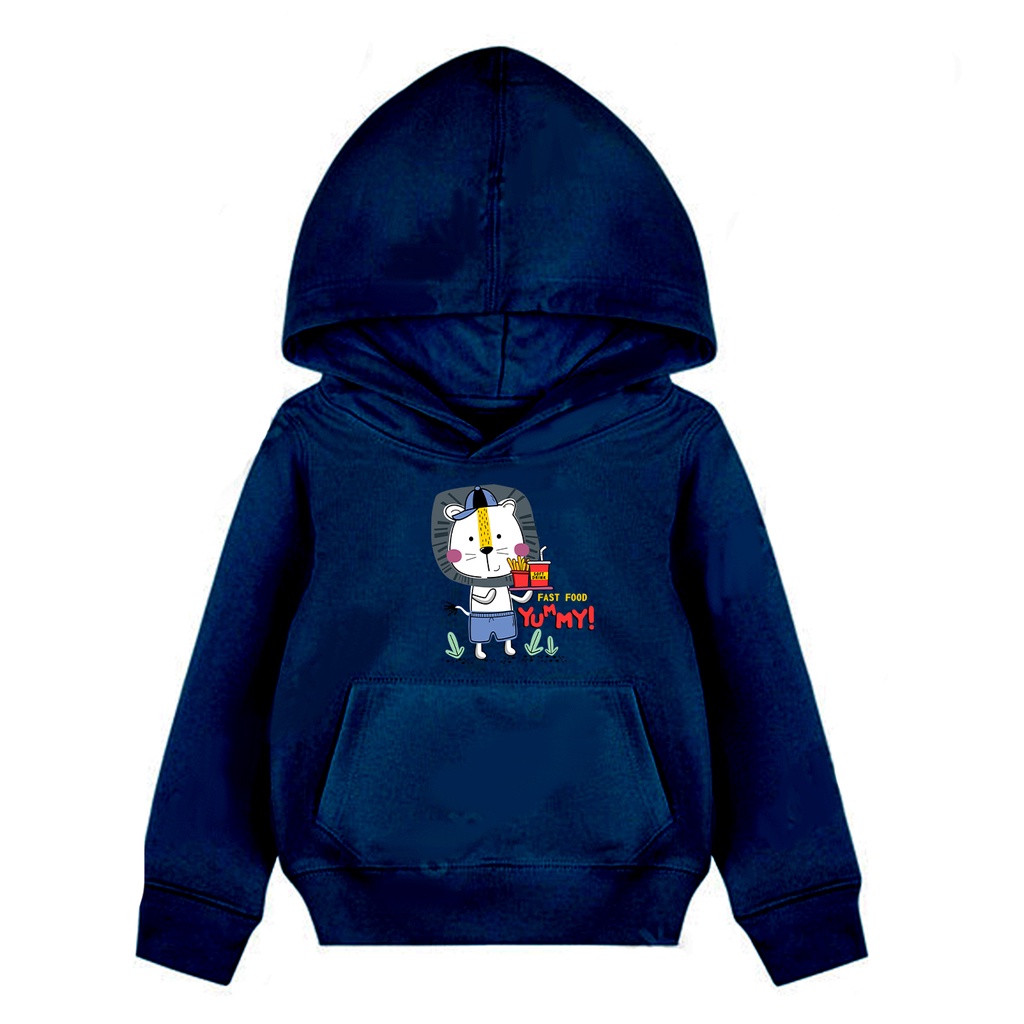 Hoodie Anak Yummy Sweater Pakaian Fleece Anak M - XL