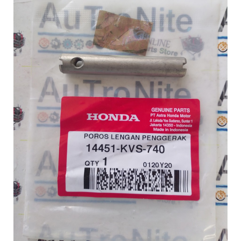 Pen Templar As Pelatuk Shaft In Ex Rocker Arm 14451-KVS-740 Ori Honda Megapro CRF CB 150 Verza karbu