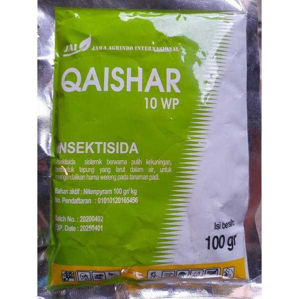 Insektisida Qaishar 10WP kemasan 100gr Pembasmi Wereng Pada Tanaman Padi Insektisida Qaishar Kaisar 