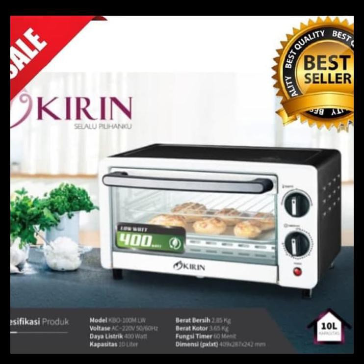 Oven Kirin Listrik Kbo100M Lw Kirin Kbo 100M Low Watt Kirin 10Liter