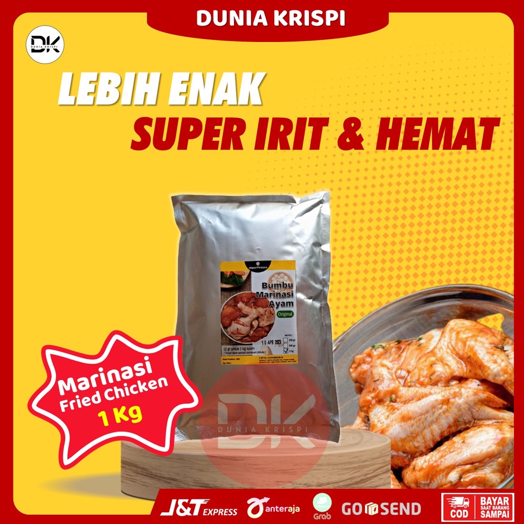 

Bumbu Marinasi Fried Chicken 1 Kg Premium