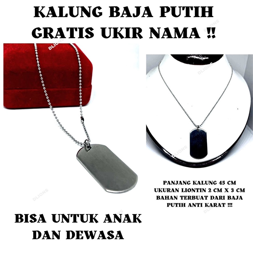 KALUNG NAMA,KALUNG UKIR NAMA,KALUNG PLAT GRATIS UKIR NAMA,BISA UNTUK SEGALA UMUR