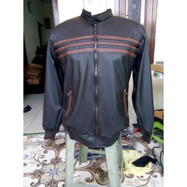 jaket kulit sintetic / jaket motor / jaket resing /jaket gaya / pashion pria