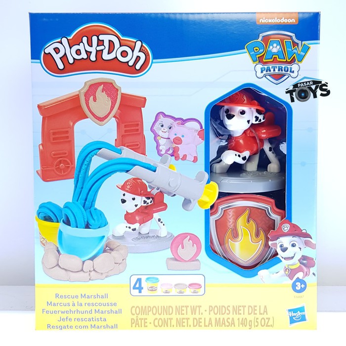 paw patrol play doh marshall