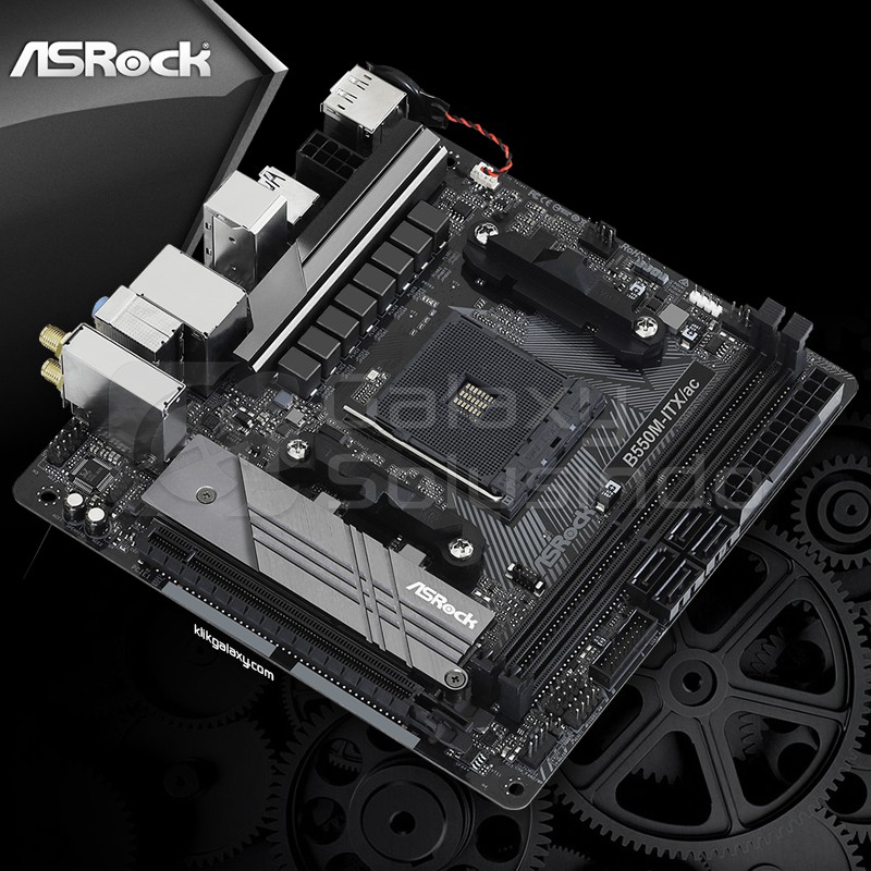 ASRock B550M-ITX/ac (AMD AM4, B550, DDR4) - Motherboard