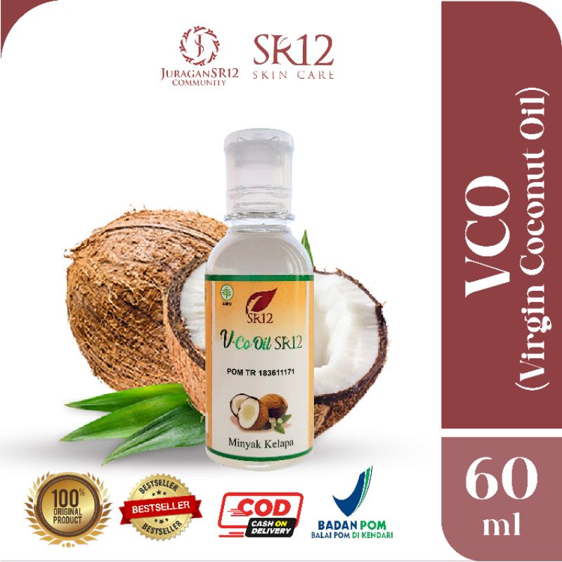 IMUN BOOSTER TERLARIS !! VCO MINYAK KELAPA MURNI SR12 / VICO VIRGIN COCONUT OIL 60ml