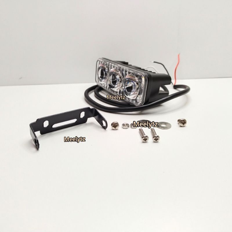 LAMPU TEMBAK SOROT LED CREE 3 MATA E03 STROBO