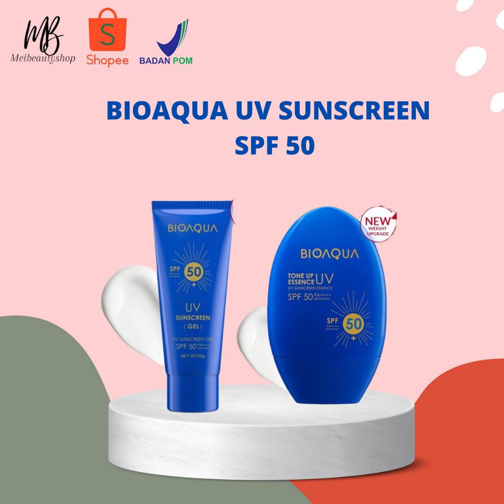 BIOAQUA UV Sunscreen Gel SPF50 PA++++ 50g | BIOAQUA Tone Up UV Essence SPF50 PA++++ 60g