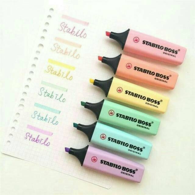 

Stabilo Boss Pastel Colors