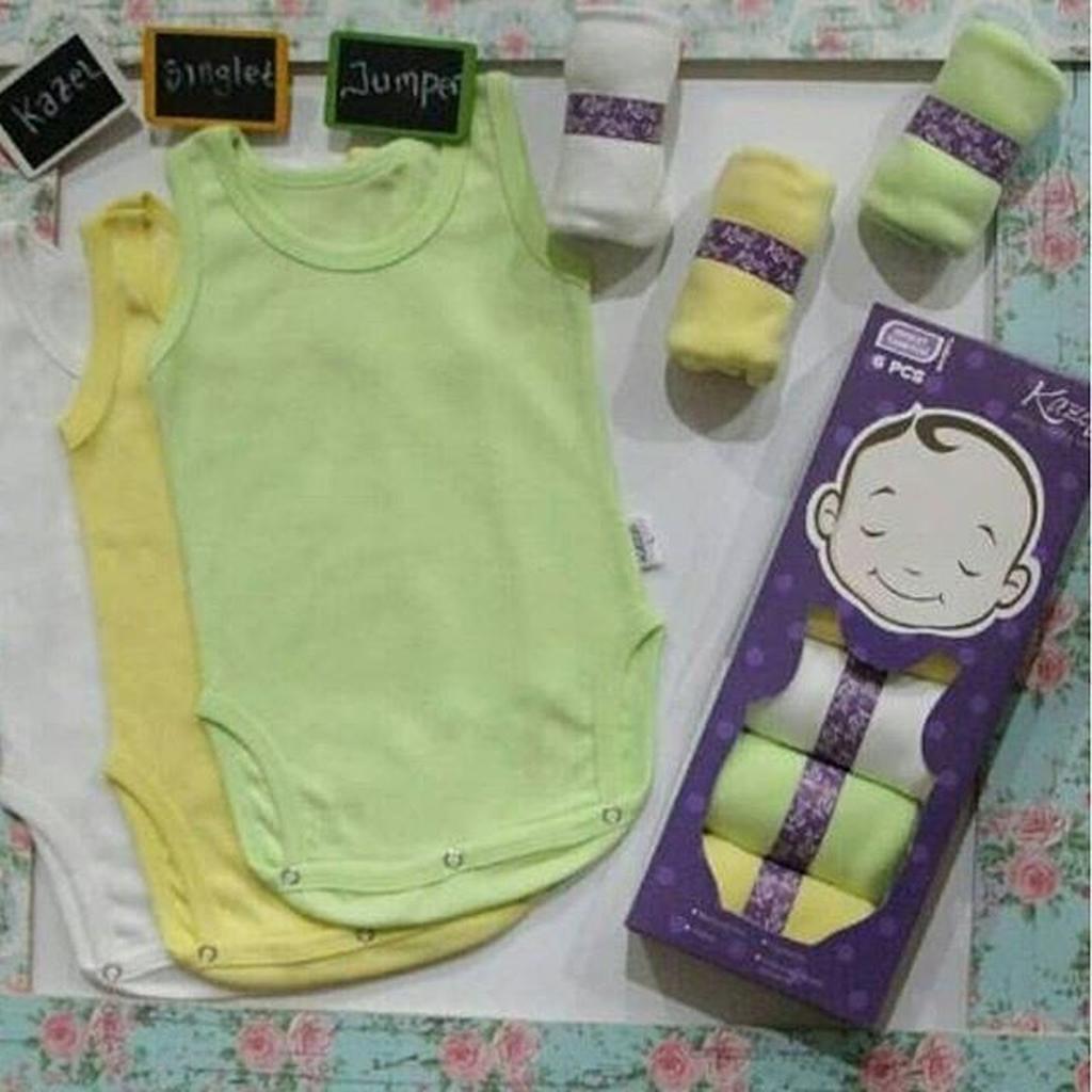 Kazel Singlet Jumper Bayi - Green series