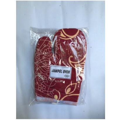 sarung tangan oven motif anti panas/ jampel oven sepasang tebal / jampel / jampel oven 2 pcs tebal