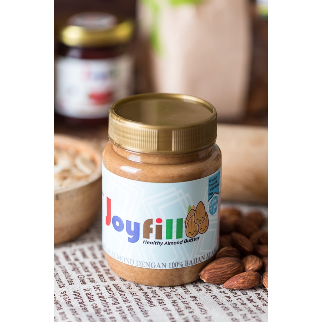 

SELAI ALMOND SEHAT Gluten Free No Refined Sugar Dairy Free Diet - ALMOND BUTTER WITH HONEY OR