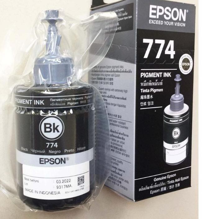 ☟ Tinta Epson 774 bk PIGMENT INK ◘