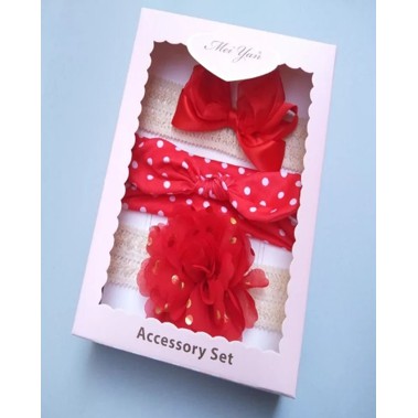 [1KG 15PCS] ❤ LBS  ❤ Set Bandana Bayi Dengan Model Ikatan Pita Bervariasi Box-B.12